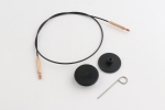 Knit Pro Swivel Cord with Gold 14"/24"