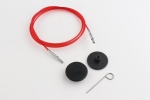 Knit Pro Nylon Cord Red 30"/40"