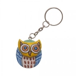 Owl Keychain Blue 10201