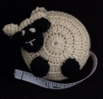 Crochet SHEEP Tape Meas Black/White 10101