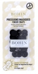 Bohin 1/2" Finger Snaps Black