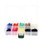 Bohin 1/2" Finger Snaps 80pc asst colors