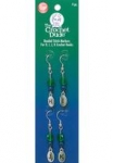 Crochet Dude Beaded Stitch Markers for Crochet Hooks H-K