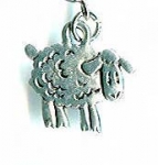 Bookmark Sheep Charm