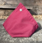 Small Snap Project Bag Maroon