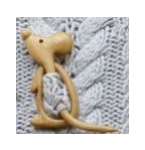 Wooden Shawl Pin Mouse
