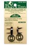 Tote Closure 3/4" Black Nickel