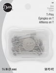 T-Pins Nickle Plated Steel 50 pc 1.25 inch