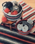 Crochet Felt Rug & Baskets 216