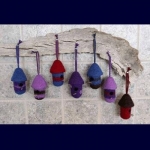 Felt Bird House Ornaments 227