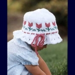 Ruffled Tulip Hat CH04