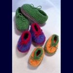 Crocheted Felt Slippers CH32