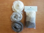FT Natural Roving 3 Undyed