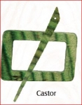 Shawl Pin Misty Green Castor