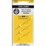 John James Twin Pointed Quick Stitch Needles #24