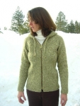 Neck Down Bulky Cardigan for Woman