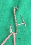 Portuguese Knitting Pin SILVER
