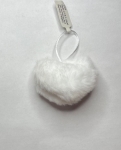 Pompom Heart 01 White