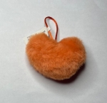 Pompom Heart 83 Fluo. Orange