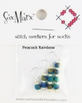 Sox Marx Sock/DP Stitch Marker Peacock (frost)
