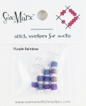 Sox Marx Sock/DP Stitch Marker Purple (frost)