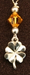 4-Leaf Clover Scissor Charm